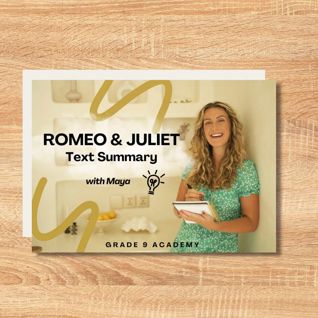 Romeo and Juliet Summary - Grade 9 Academy