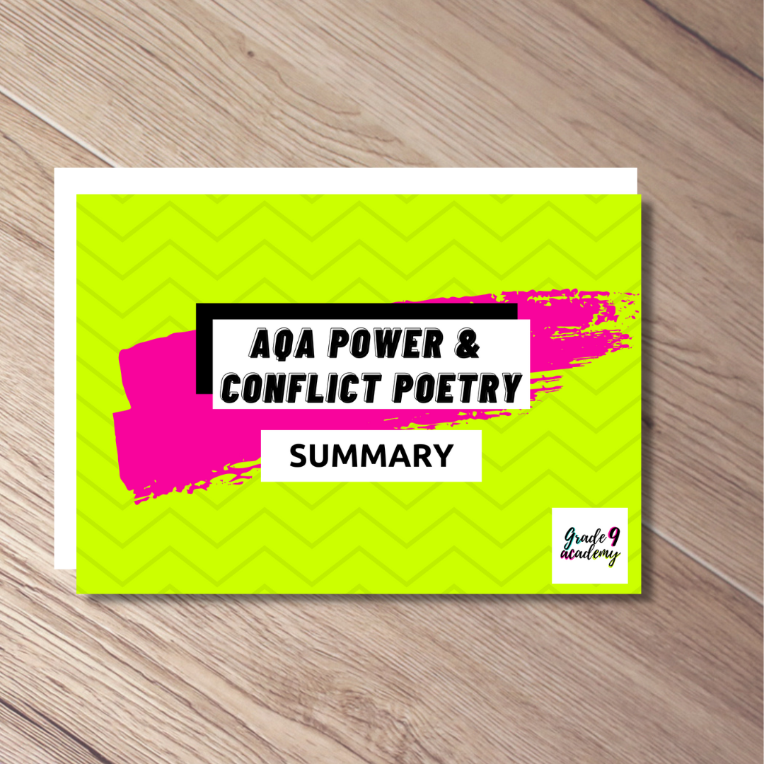 aqa-power-conflict-poetry-summary-grade-9-academy