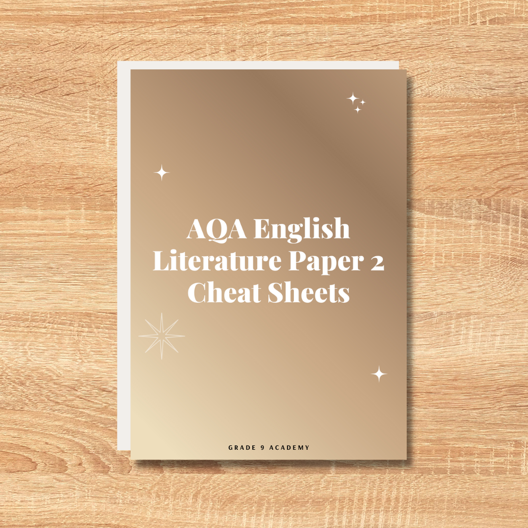 aqa-lit-paper-2-cheat-sheets-grade-9-academy